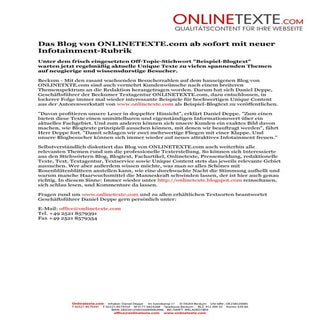 Www.onlinetexte.com   pressemeldung...