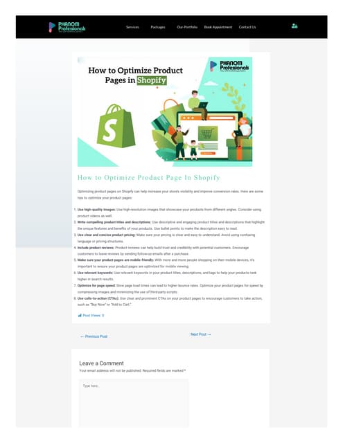 How To Optimize Product Page In Shopify Pdf How To Optimize Product Page In Shopify Pdf