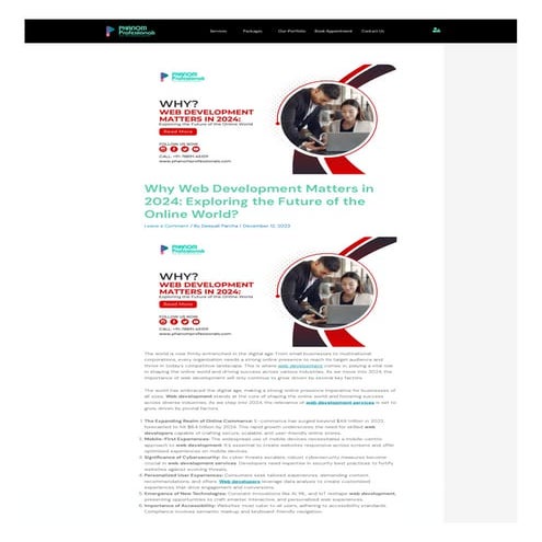 Why Web Development Matters in 2024: Exploring the Future of the Online ...