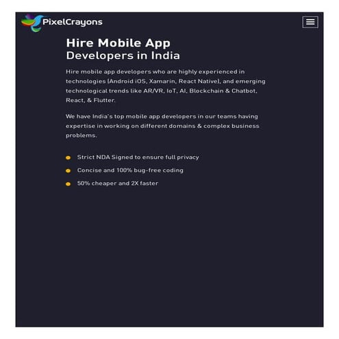 Hire Mobile App Developers in India