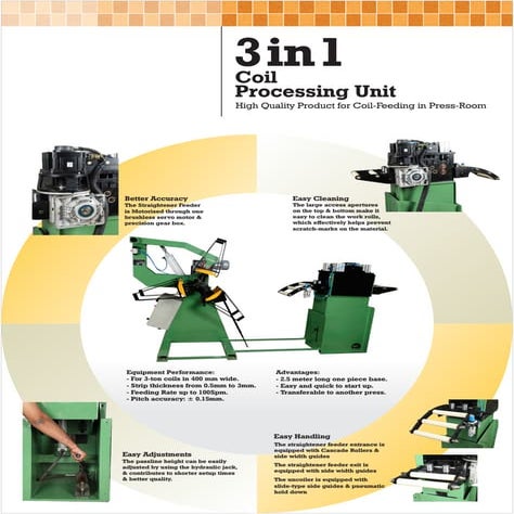 3 IN 1 COIL PROCESSING UNIT