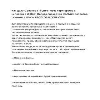 как делать бизнес в индию через пар...