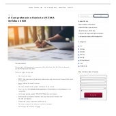 A Comprehensive Guide to US CMA Syllabus 2022