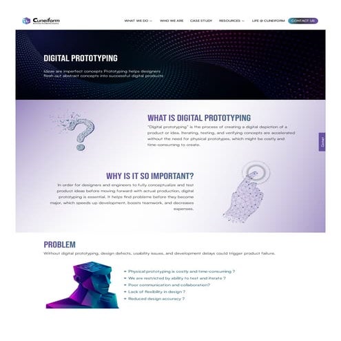 Best Digital Prototyping Company in USA, Canada - Cuneiform Consulting