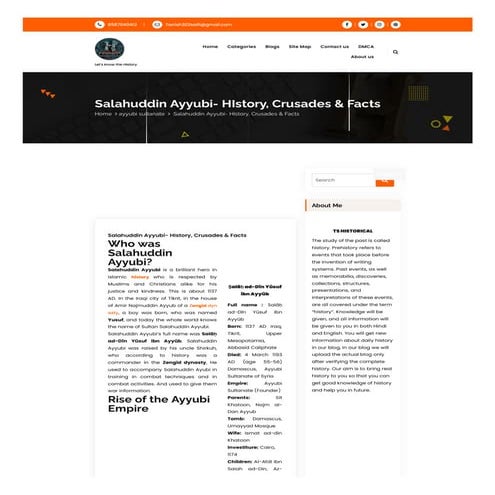 Www tshistorical-com-salahuddin-ayyubi-