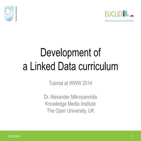 Development of a Linked Data curriculum