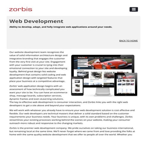 Enterprise Web Application | Custom Web Application Development Company - Zorbis