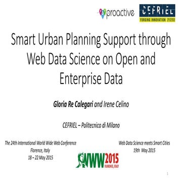 Smart Urban Planning Support through Web Data Science on Open and Enterprise ...