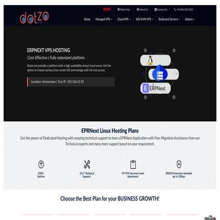 ERPNext VPS - #Dotzo