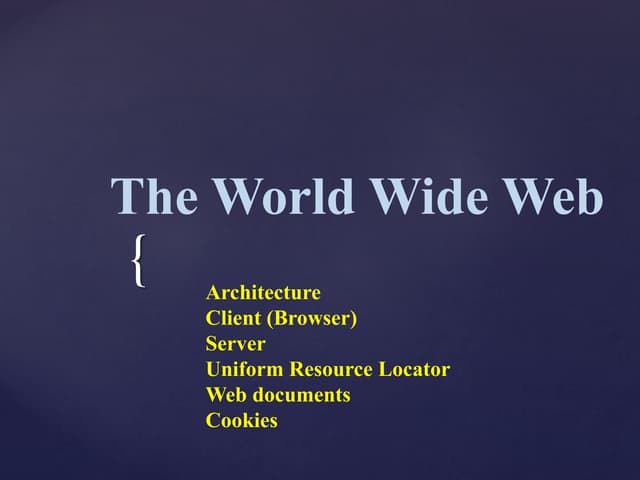 WWW & HTTP
