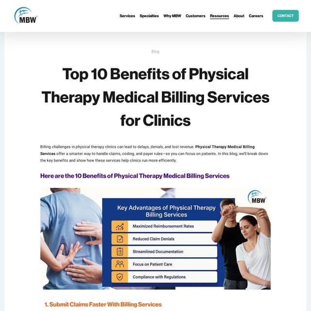 How Outsourcing PT Medical Billing Improves Practice Revenue