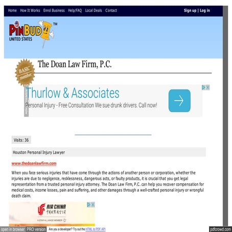 The Doan Law Firm, P.C.