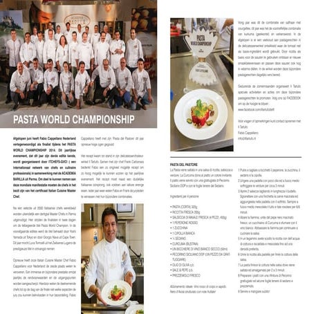 WWW Rotterdam Zomer 2014 - Pasta World Championship