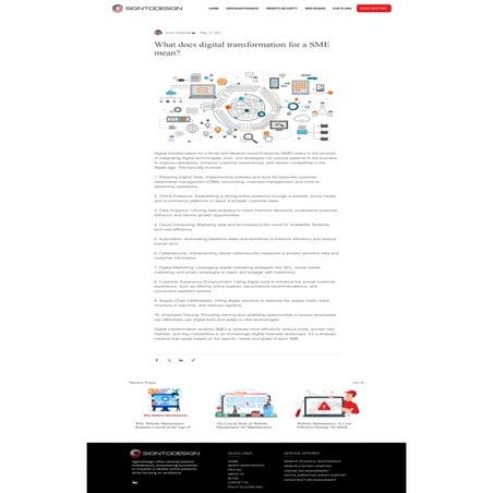 What does digital transformation for a SME mean?