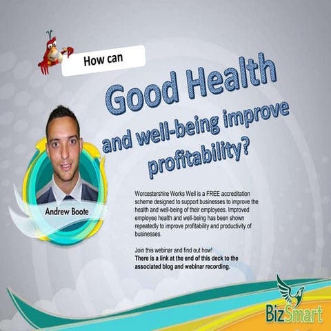 How can Good Health & Well-Being Improve Profitability? 