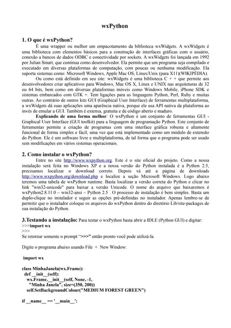 Wxpython (texto incompleto)