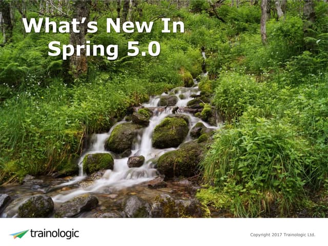 What’s expected in Spring 5