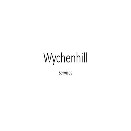 Wychenhill Services 2018