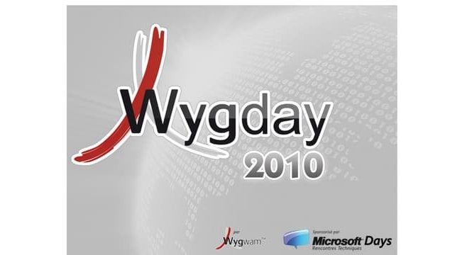 Wygday2010 - Supervision applicative avec System Center Operations Manager