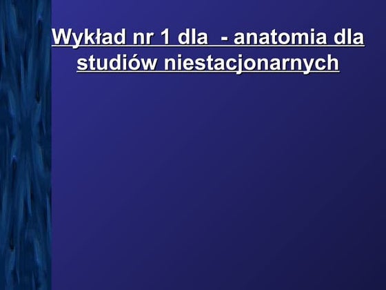Podstawy anatomii i fizjologii człowieka | PDF