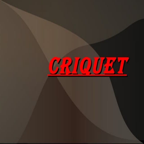 Criquet