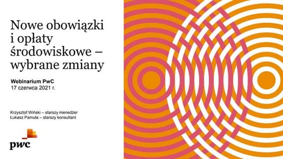 Nowe obowiązki i opłaty środowiskowe 17.06.2021