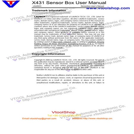 X 431-sensorbox-users-manual