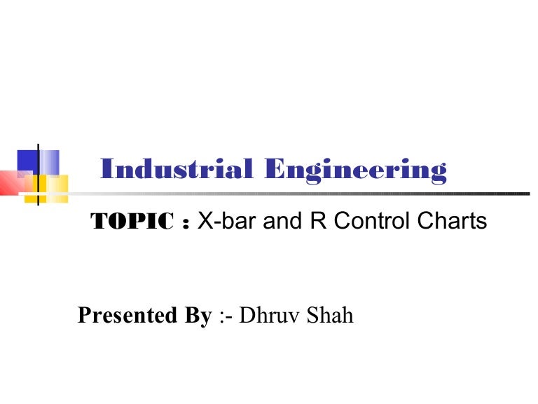 X Bar And R Control Charts