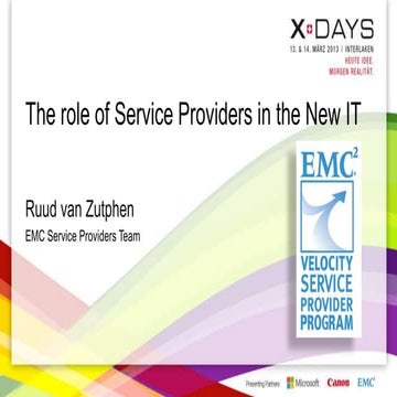 X.DAYS Service Provider Pitch Interlaken Swiss
