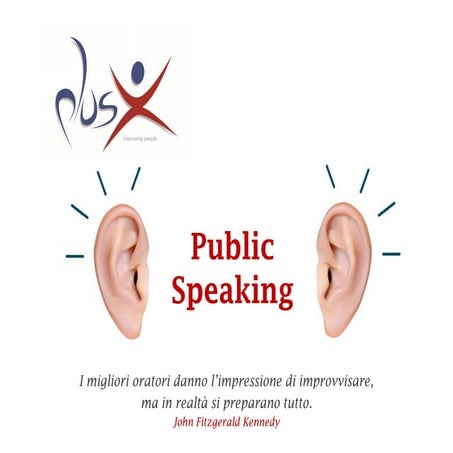 Corso Public Speaking - Giugno 2018