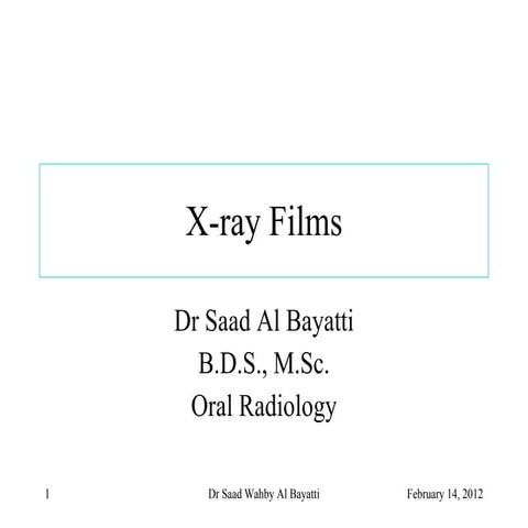 X ray films
