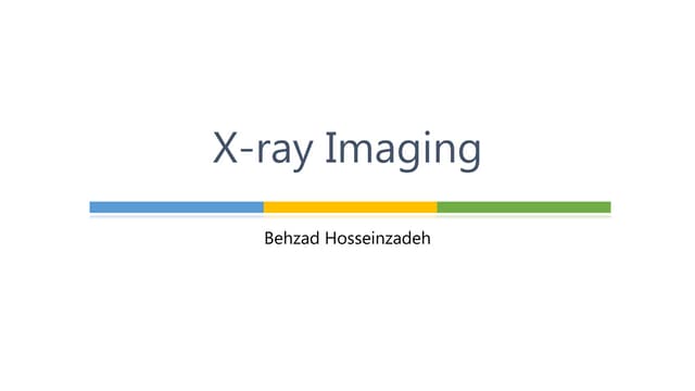 X-ray imaging in petroleum engineering