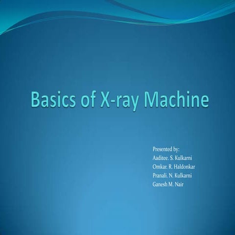 X ray machine-new