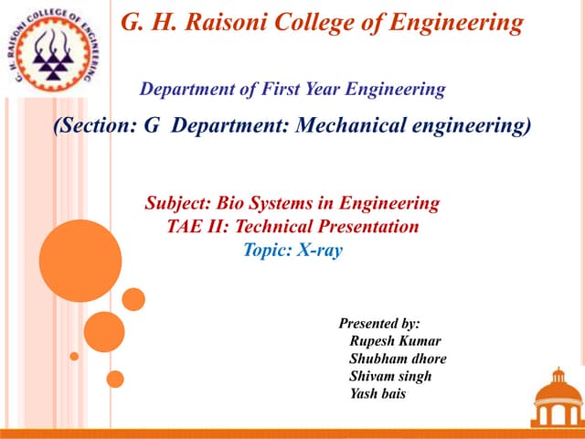 PPT of X Ray