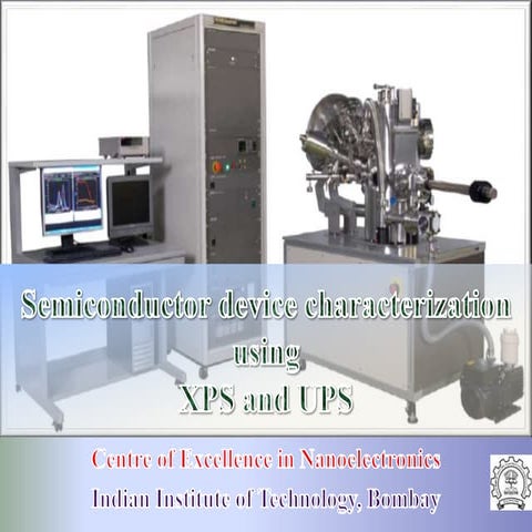 X ray photoelectron spectroscopy (xps) iit kgp