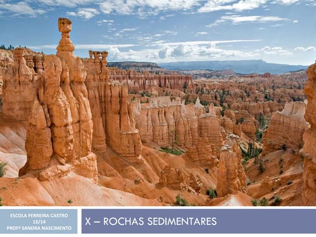 X - ROCHAS SEDIMENTARES