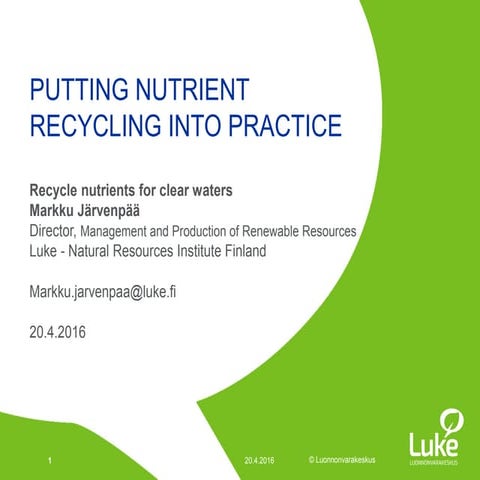 Circular Economy - Sustainable Flows in Agriculture | PDF