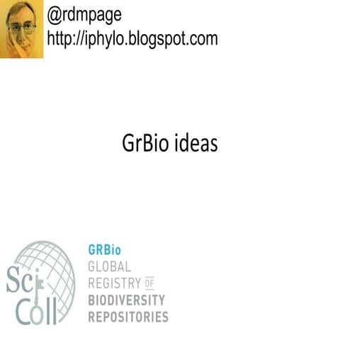GrBio Workshop talk