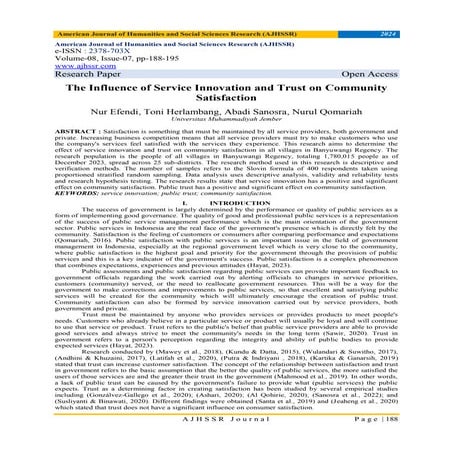 Assessing public satisfaction of public service application using ...