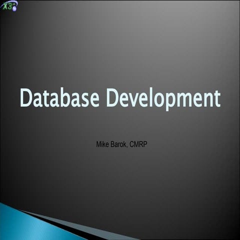 X3 Database Development