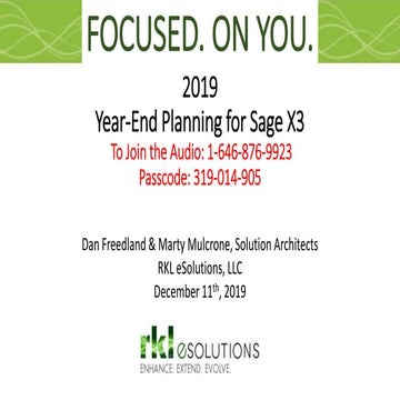 X3 year end webinar 2019