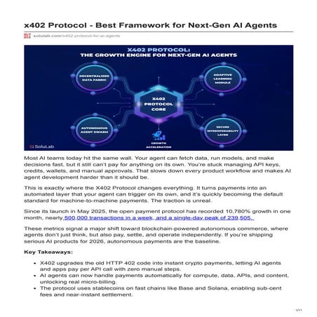 x402 Protocol - Best Framework for Next-Gen AI Agents.pdf