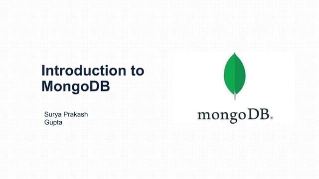 Introduction to MongoDB.pptx
