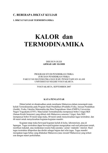 Diktat Termodinamika 1
