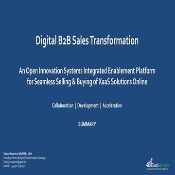 XaaSalerator overview for web