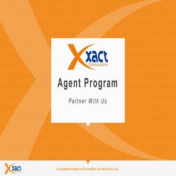 Partner With Xact Communications