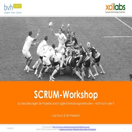 xailabs  SCRUM-Workshop (bvh 2.013 vom 11.04.2013)