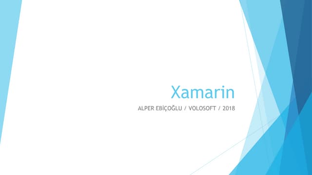 Xamarin Development