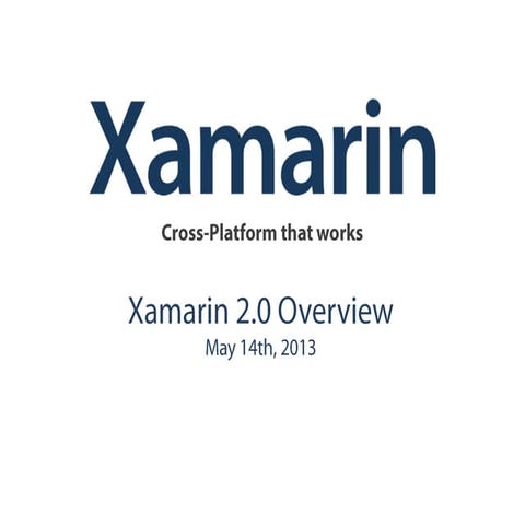 Xamarin2.0