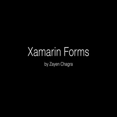 The very first steps to make my first Mobile App with Xamarin